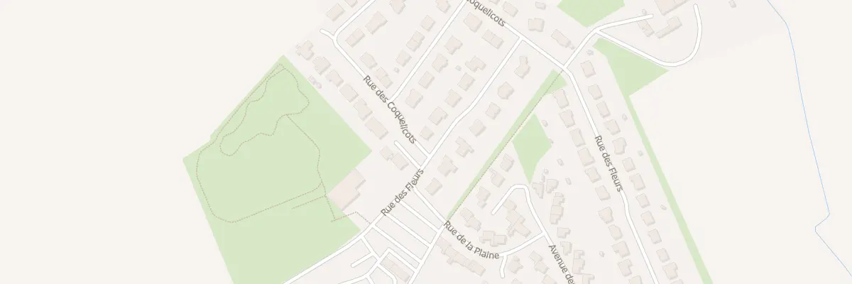 Plan du 35 Rue des Fleurs à Bierne