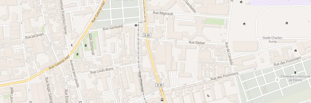 Plan du 4 Rue Kléber à Pantin