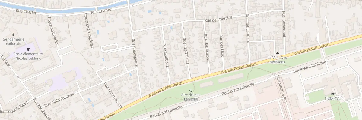 Plan du 5B Rue des Tilleuls à Bourges