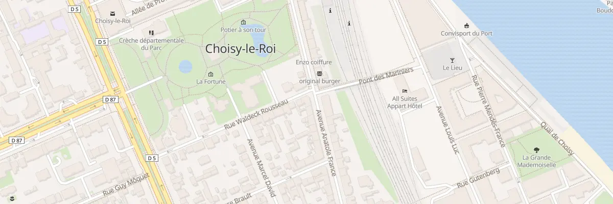 Plan du 1 Rue Waldeck Rousseau à Choisy-le-Roi