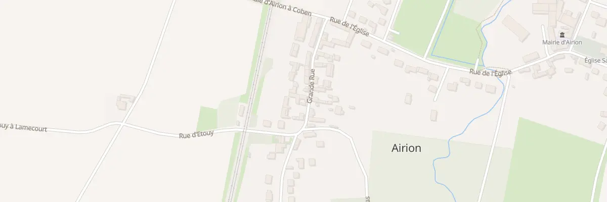 Plan du 12 Gr Grande Rue à Airion