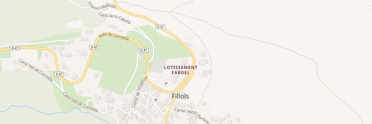 Plan du 5000 Le Village à Fillols