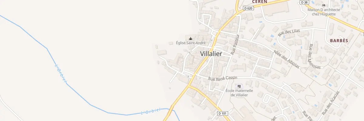 Plan du 16 Le Village à Villalier