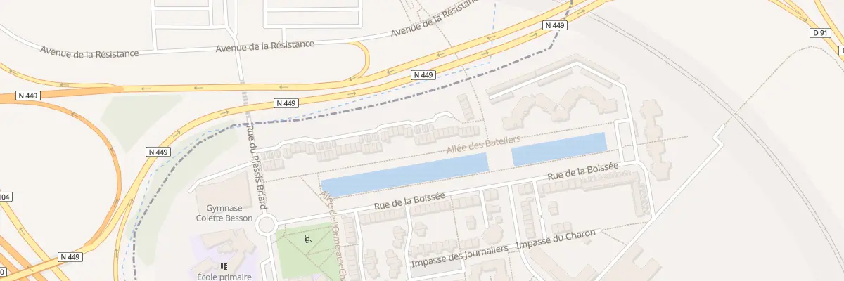 Plan du 36 Sq Boris Vian à Évry-Courcouronnes