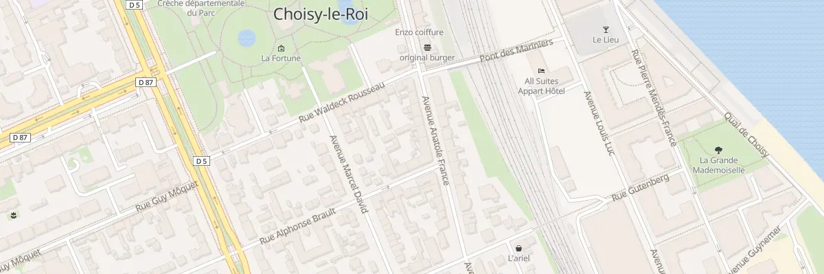 Plan du 24 Av Anatole France à Choisy-le-Roi