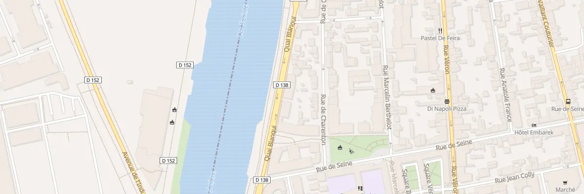 Plan du 20 Quai Blanqui à Alfortville
