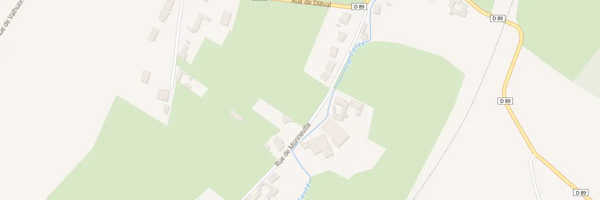 Plan du 13 Rue de Monneville à Bours
