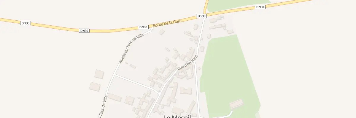 Plan du 7 Rue d’En Haut au Mesnil-Saint-Firmin