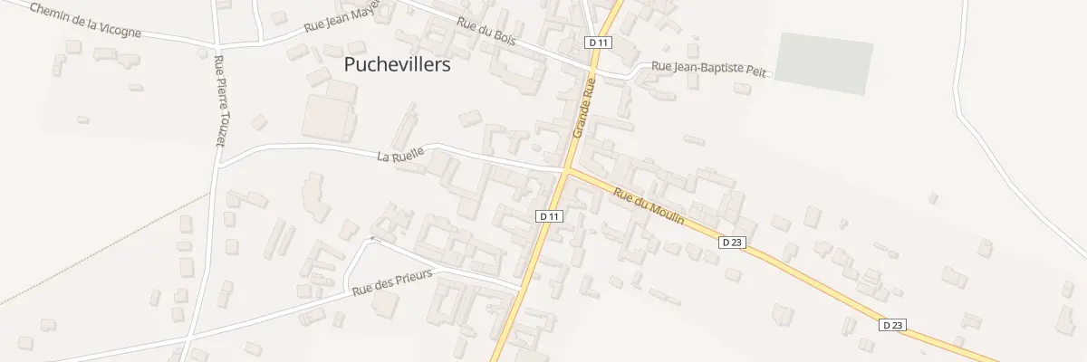 Plan du 2 Rue d’En Haut à Puchevillers