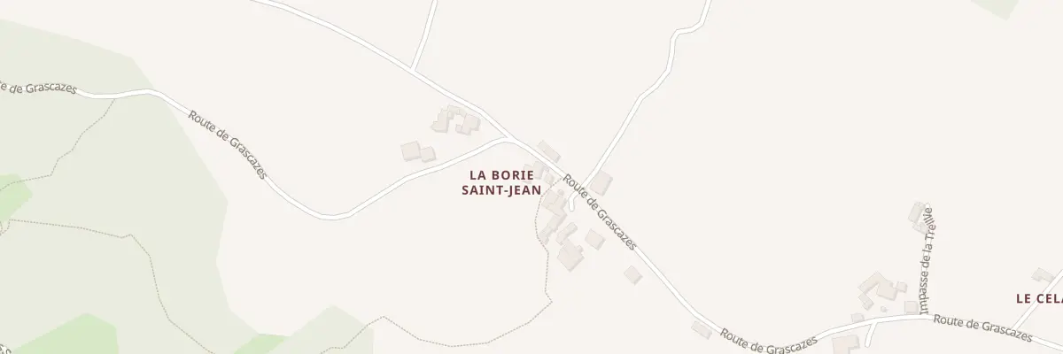 Plan du 5176 La Borie à Saint-Just-sur-Viaur