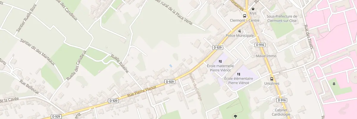 Plan du 26B Rue Pierre Viénot à Clermont