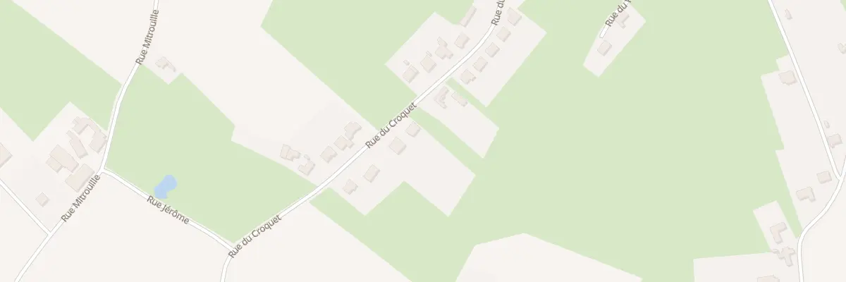 Plan du 850 Rue du Croquet à Blaringhem