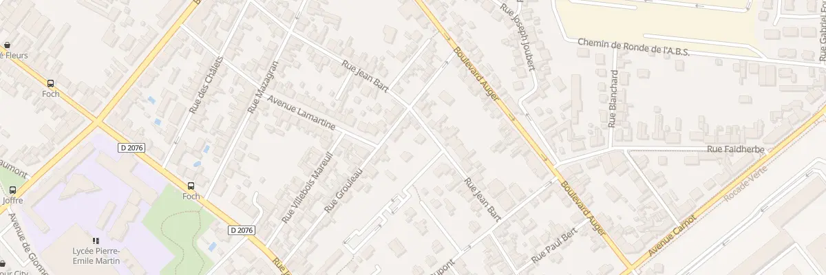 Plan du 28C Rue Jean Bart à Bourges