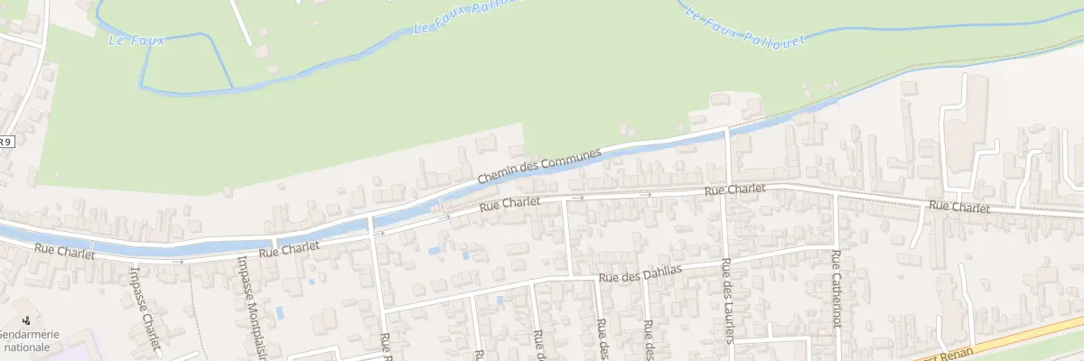 Plan du 25 Rue Charlet à Bourges