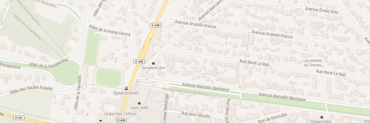 Plan du 10 Rue René Le Bail à Draveil
