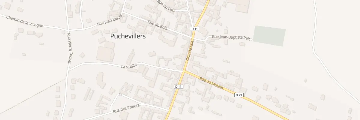 Plan du 3 Gr Gde Rue à Puchevillers