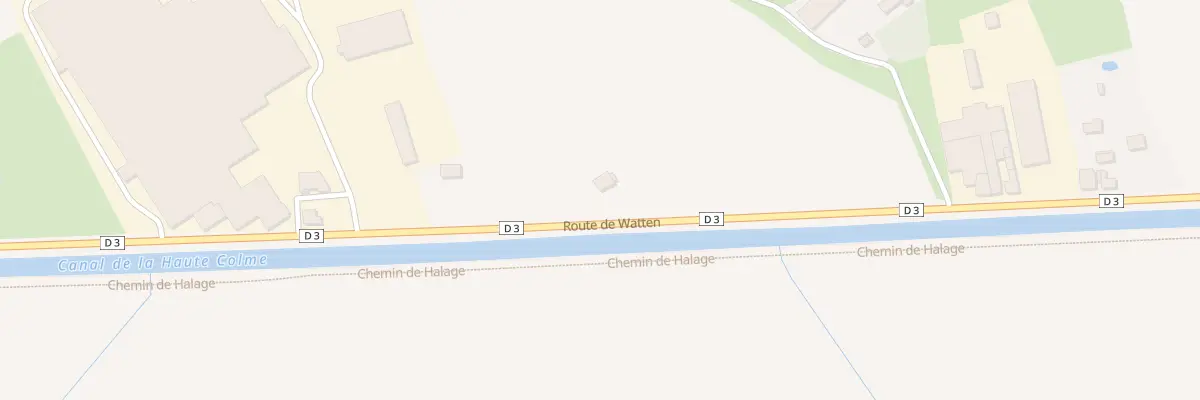 Plan du 12 Rte de Watten Cd3 à Bierne