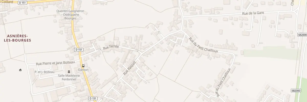 Plan du 78 Rue Raspail à Bourges