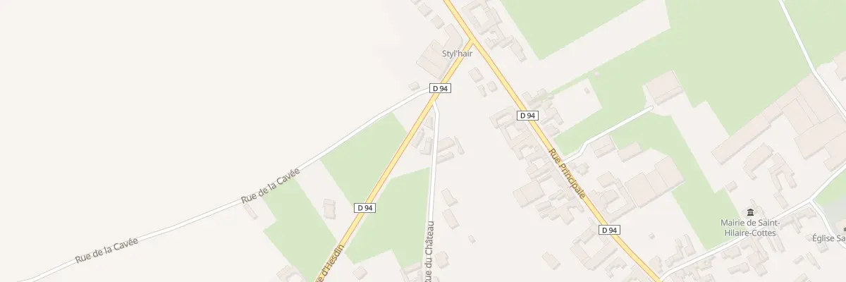 Plan du 107 Rue d’Hesdin à Saint-Hilaire-Cottes
