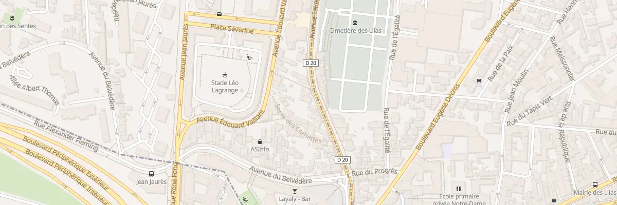 Plan du 41 Av Faidherbe au Pré-Saint-Gervais