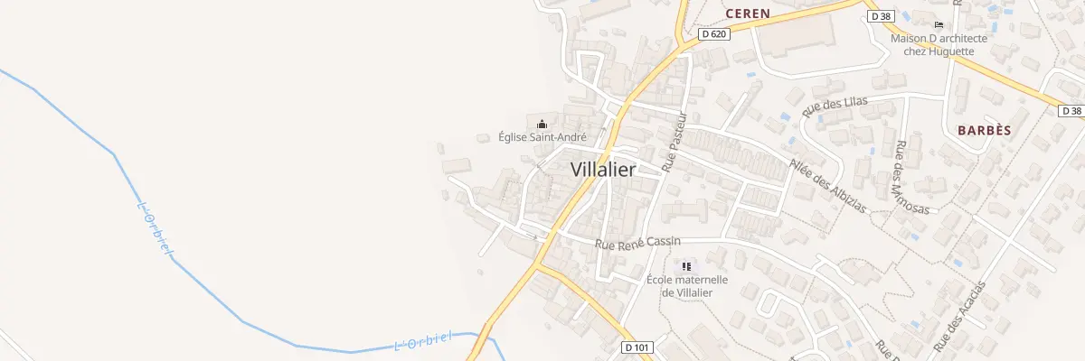 Plan du 5027 Le Village à Villalier
