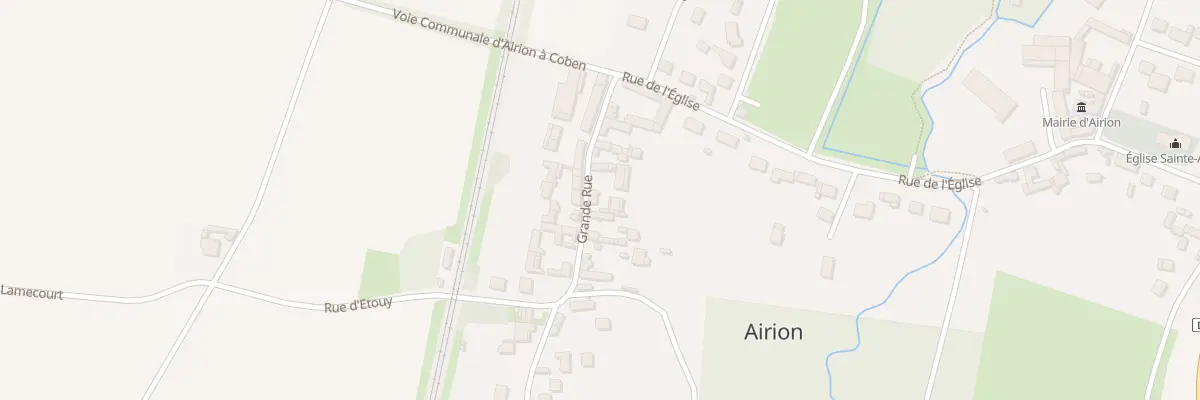 Plan du 11 Gr Grande Rue à Airion