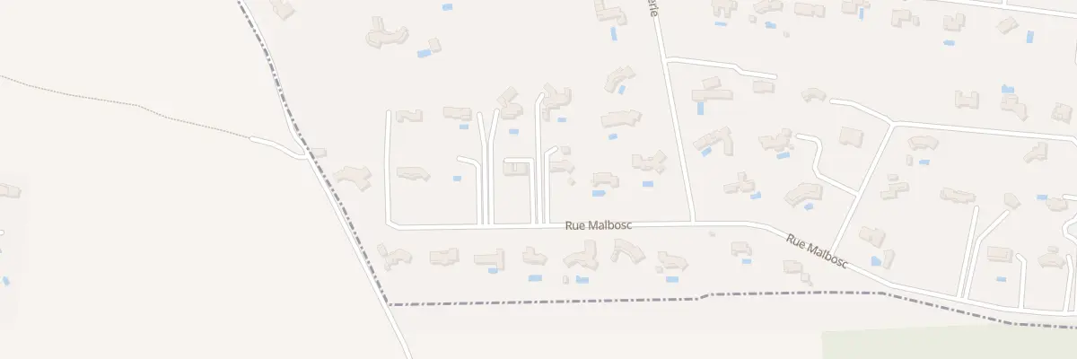 Plan du 46 Rue Malbosc à Carcassonne