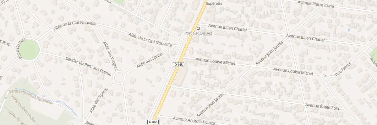 Plan du 2 Av Louise Michel à Draveil
