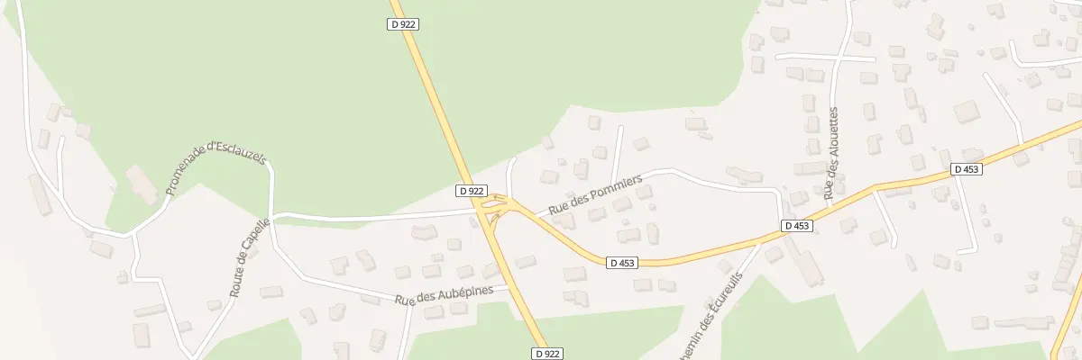 Plan du 2 Rue des Pommiers à Reilhac