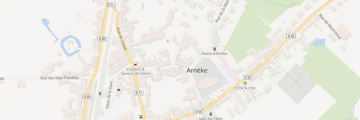 Plan du 20 Rue Paul Gosset à Arnèke
