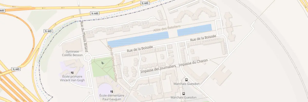 Plan du 34 Rue de la Boissée à Évry-Courcouronnes