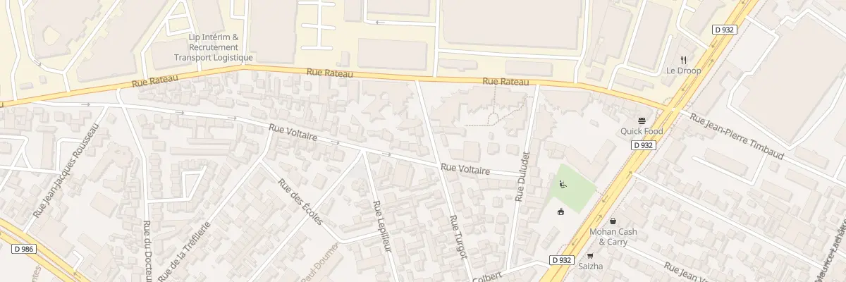 Plan du 18 Rue Voltaire à La Courneuve