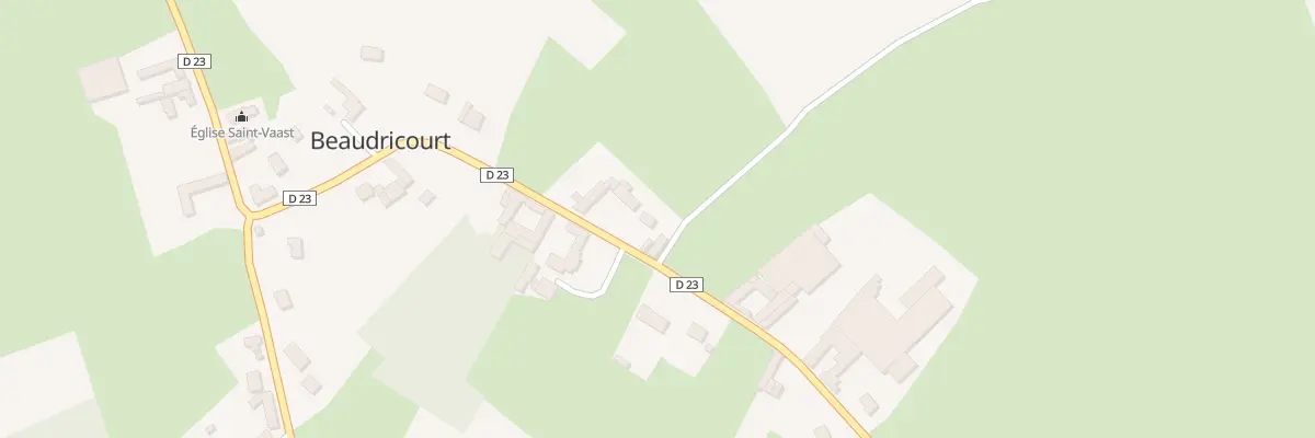Plan du 7 Rue de Sus St Leger à Beaudricourt