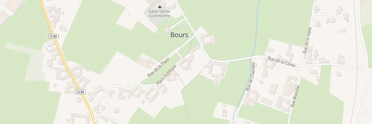 Plan du 21 Rue de la Place à Bours
