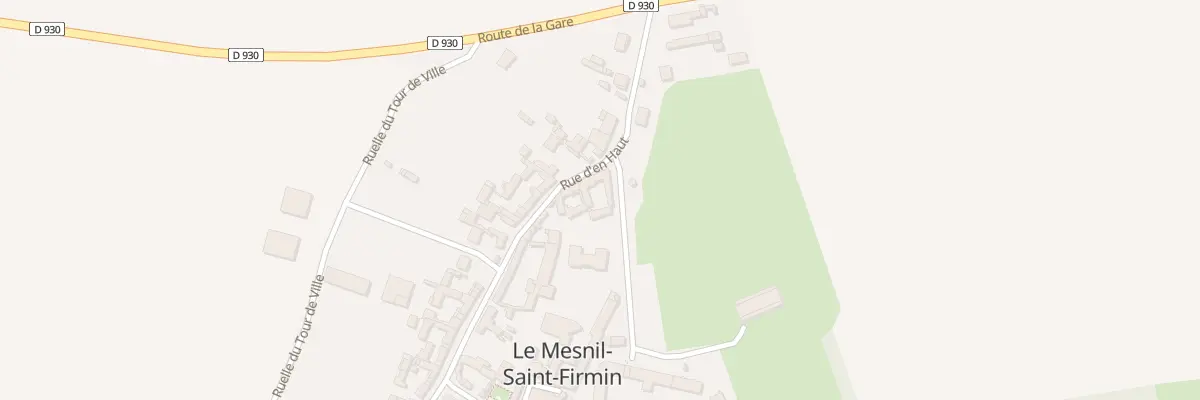 Plan du 6 Rue d’En Haut au Mesnil-Saint-Firmin