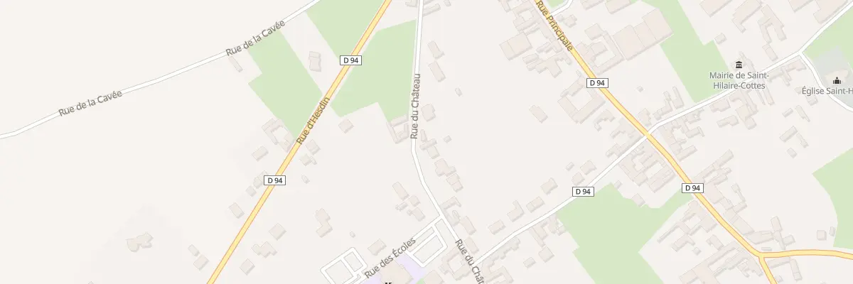 Plan du 205 Rue du Chateau à Saint-Hilaire-Cottes