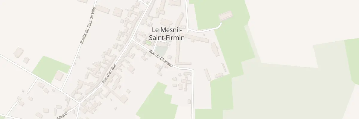 Plan du 36 Rue du Château au Mesnil-Saint-Firmin