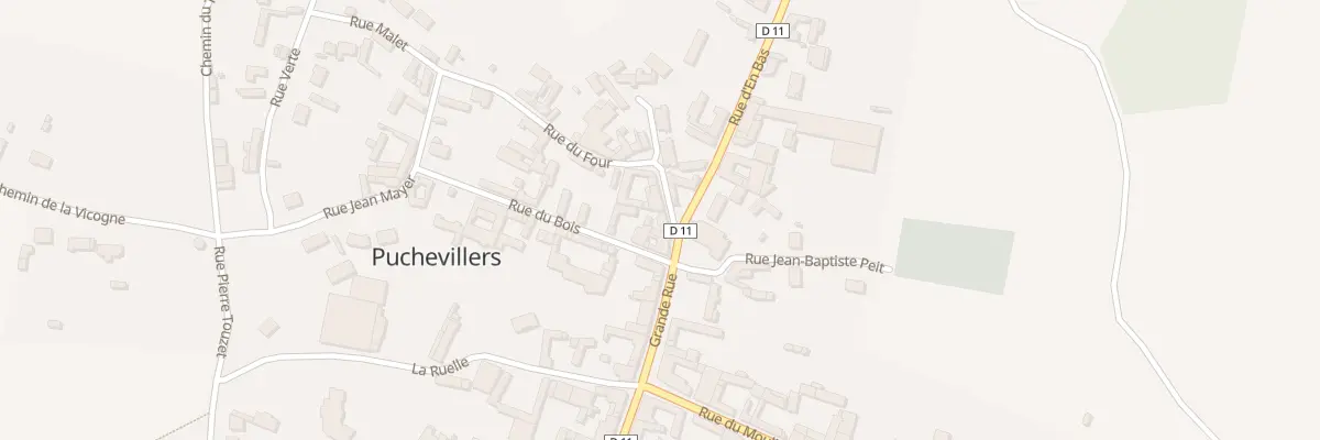Plan du 1 Rue du Four à Puchevillers