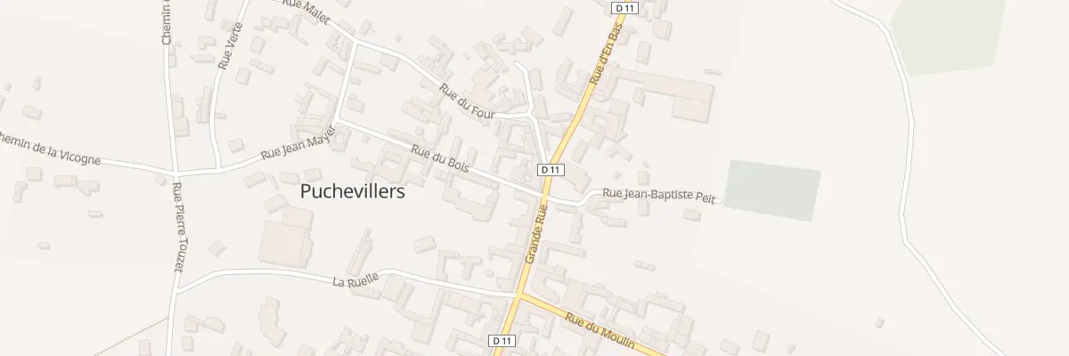 Plan du 9 Gr Gde Rue à Puchevillers