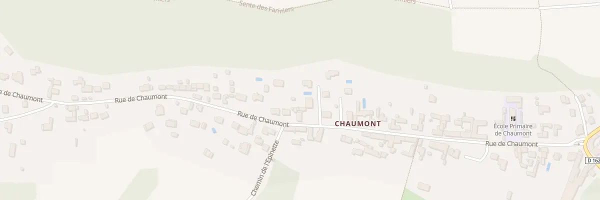 Plan du 40B Rue de Chaumont à Gouvieux
