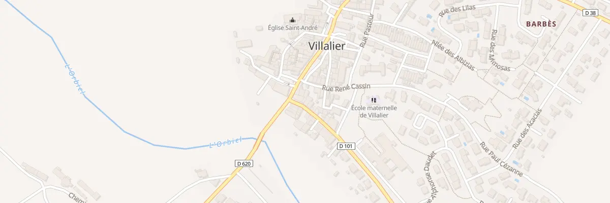 Plan du 113 Le Village à Villalier