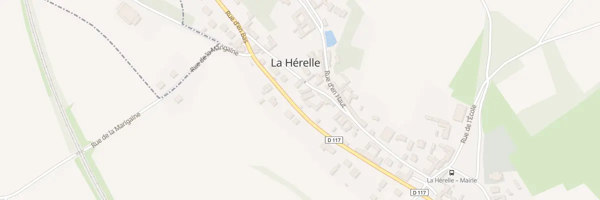Plan du 4 Rue de la Chapelle à La Hérelle