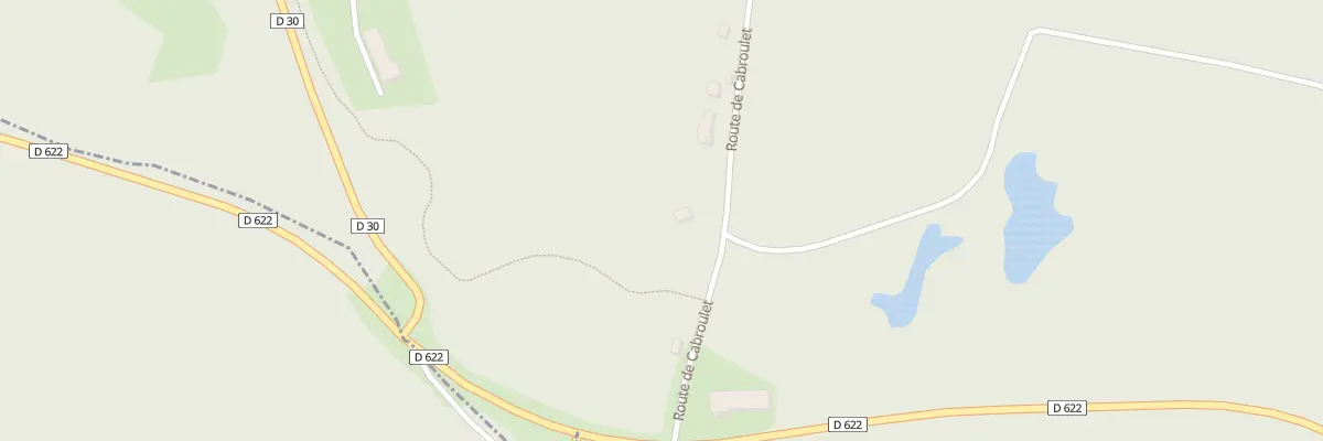 Plan du 17 Rte de Cabroulet au Bez