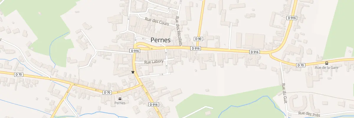 Plan du 5 Rue des Remparts à Pernes