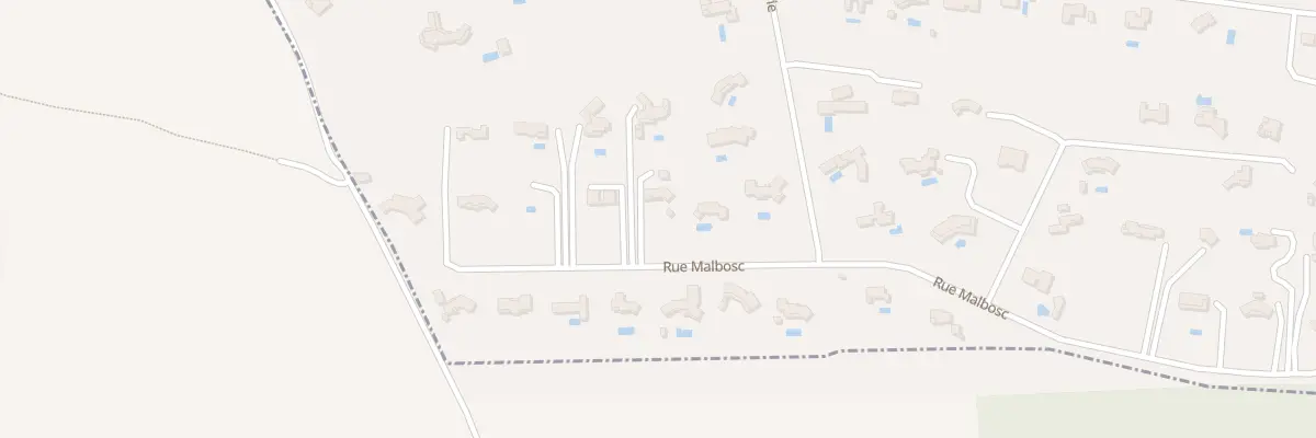 Plan du 44 Rue Malbosc à Carcassonne