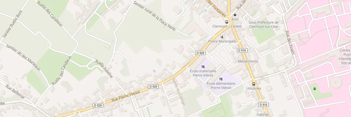 Plan du 22 Rue Pierre Viénot à Clermont
