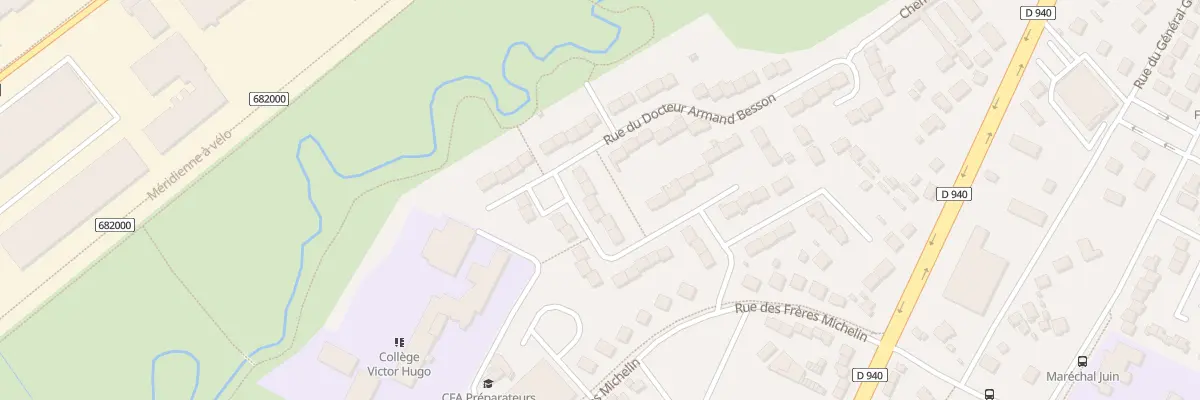 Plan du 16 Rue du Doc Zamenhof à Bourges