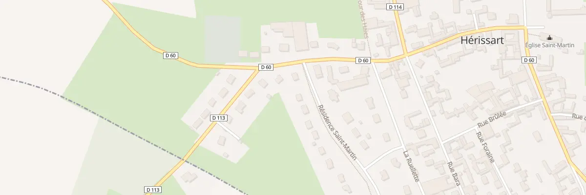 Plan du 3 Res Saint - Martin à Hérissart