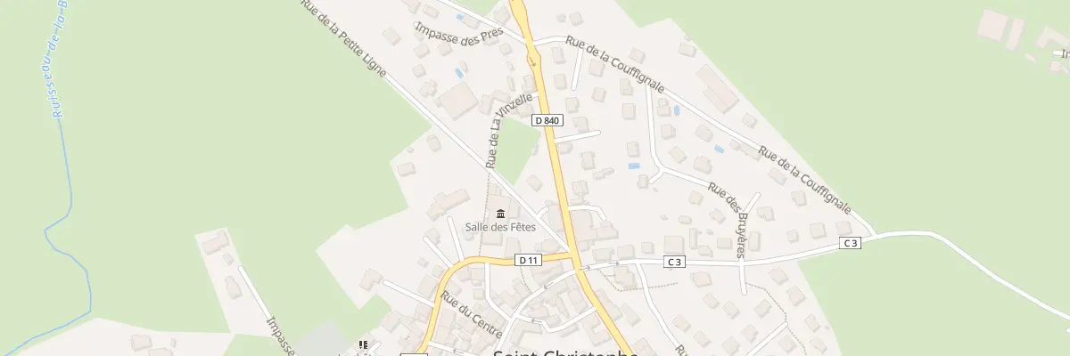 Plan du 4 Rte de la Cayrede à Saint-Christophe-Vallon