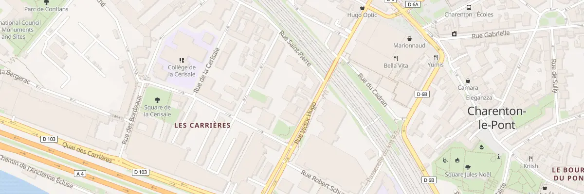 Plan du 21 Rue Victor Hugo à Charenton-le-Pont
